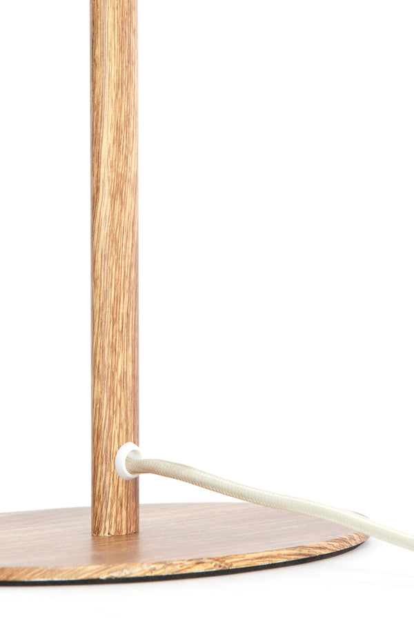 Lamp base 20x13x46 cm CERINI wood print natural