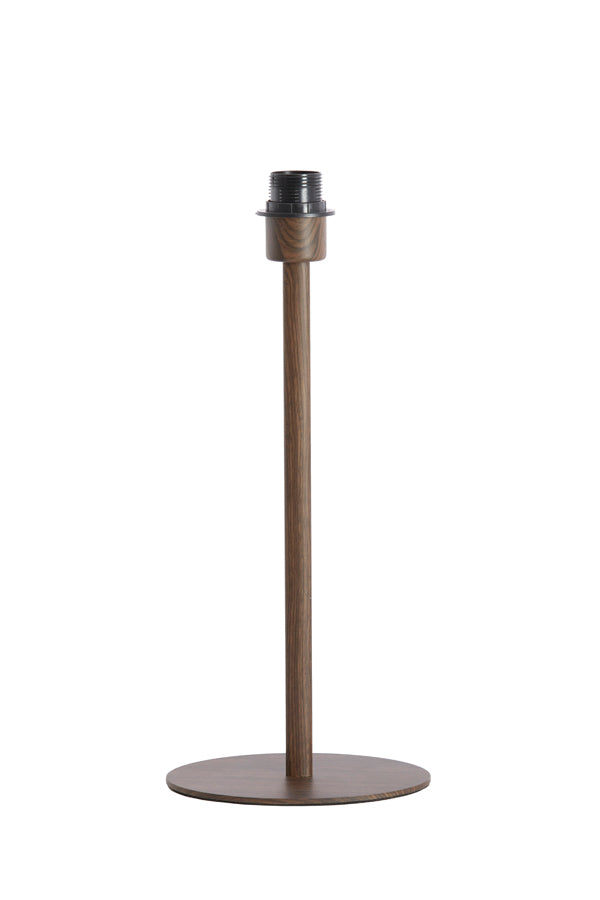 Lamp base 20x13x46 cm CERINI wood print dark brown