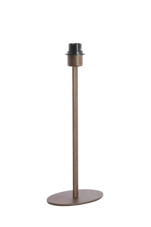 Lamp base 20x13x46 cm CERINI wood print dark brown