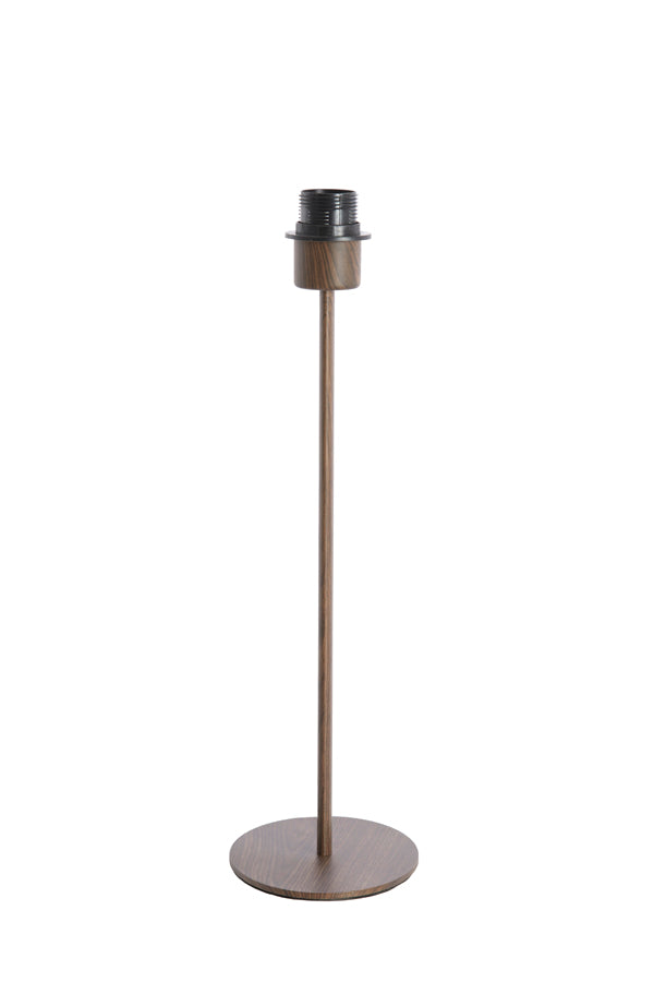 Lamp base 20x13x46 cm CERINI wood print dark brown