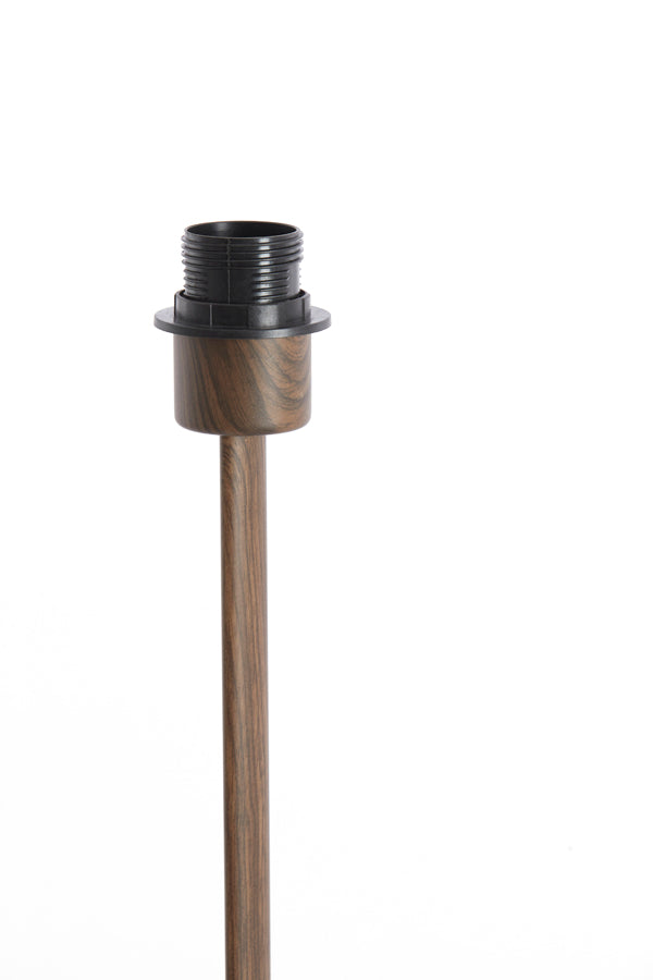 Lamp base 20x13x46 cm CERINI wood print dark brown
