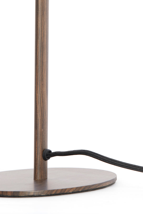 Lamp base 20x13x46 cm CERINI wood print dark brown