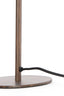 Lamp base 20x13x46 cm CERINI wood print dark brown