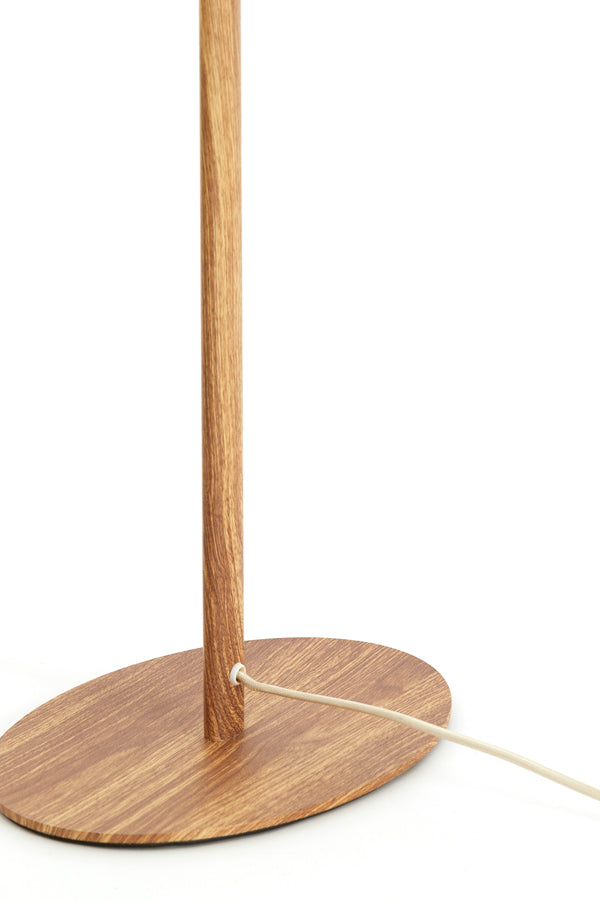 Floor lamp 30x20x130 cm CERINI wood print natural