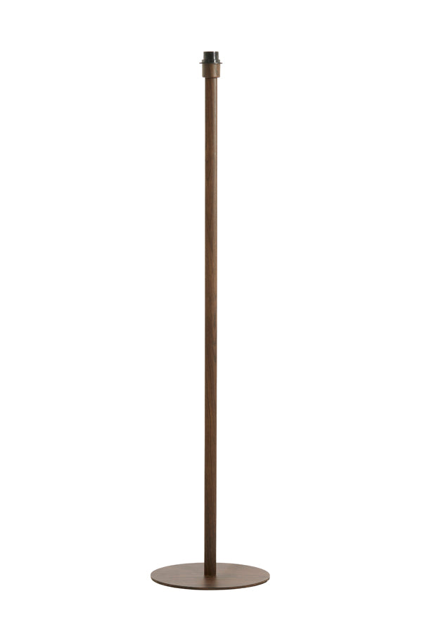 Floor lamp 30x20x130 cm CERINI wood print dark brown