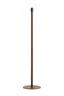 Floor lamp 30x20x130 cm CERINI wood print dark brown