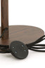 Floor lamp 30x20x130 cm CERINI wood print dark brown