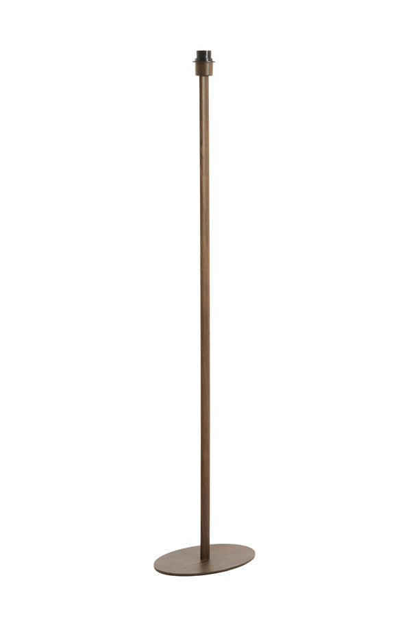 Floor lamp 30x20x130 cm CERINI wood print dark brown