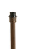 Floor lamp 30x20x130 cm CERINI wood print dark brown