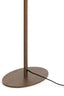 Floor lamp 30x20x130 cm CERINI wood print dark brown