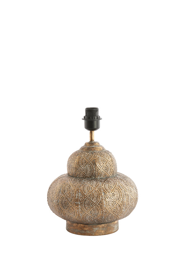 Lamp base 26x34,5 cm RYOTA brown gold