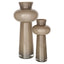 Vase Lunor taupe large