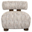 Lounge chair Arabella greige coco