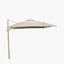 Glow Challenger T2 3m Square Sandstone / Champagne Free Arm Parasol
