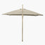 Glow Challenger T2 3m Square Sandstone / Champagne Free Arm Parasol