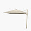 Glow Challenger T2 3m Square Sandstone / Champagne Free Arm Parasol