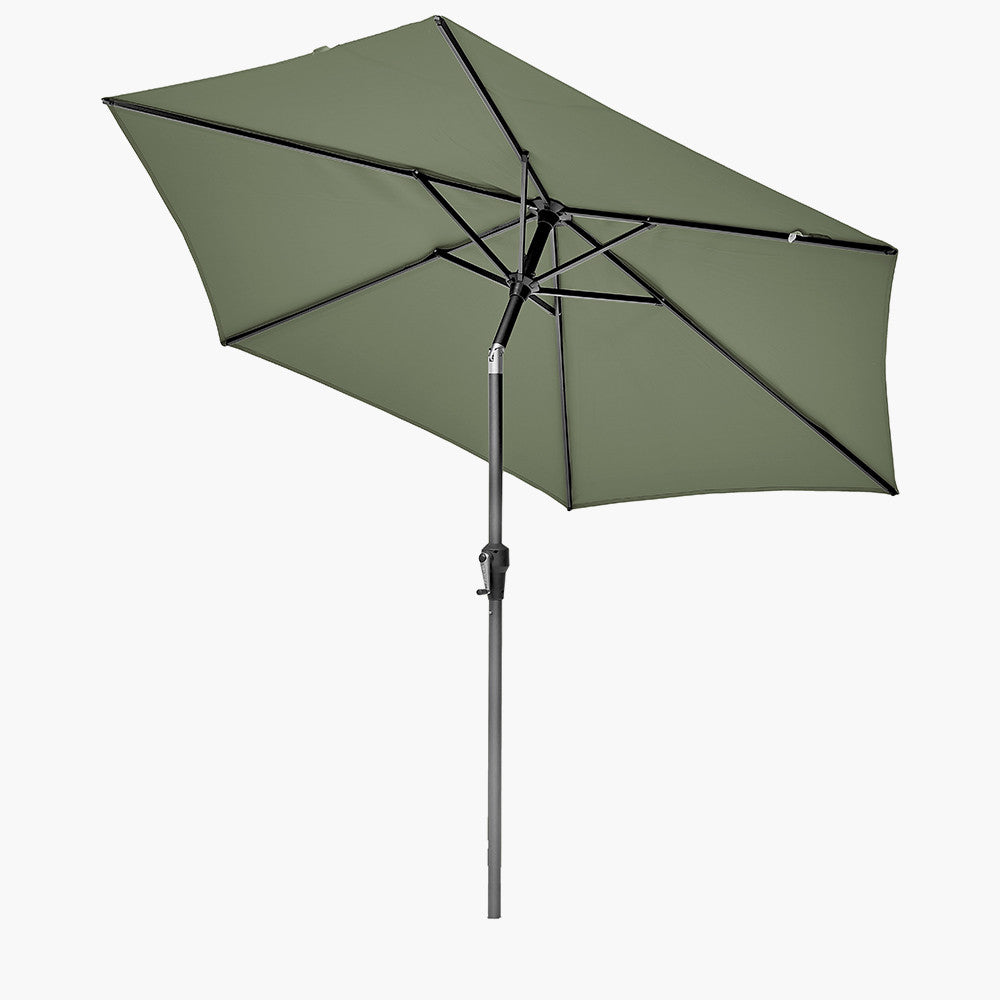 Riva 2.5m Round Olive Parasol