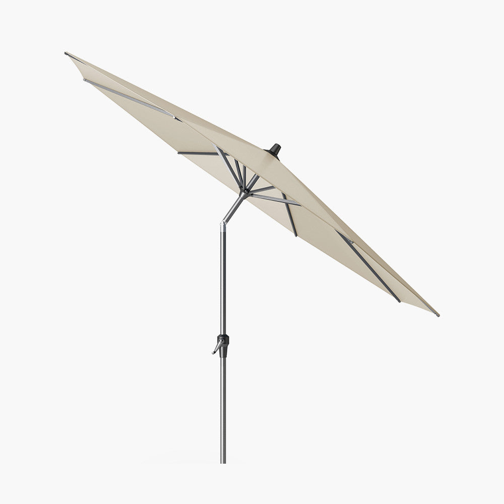 Riva 3m Round Champagne Parasol