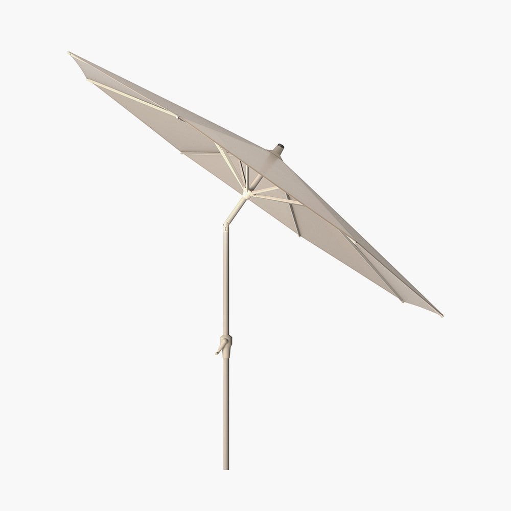 Riva 3m Round Sandstone / Champagne Parasol