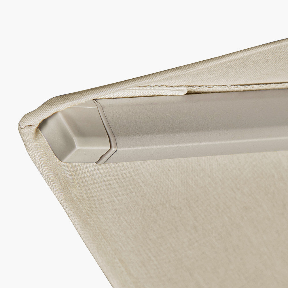 Riva 3m Round Sandstone / Champagne Parasol