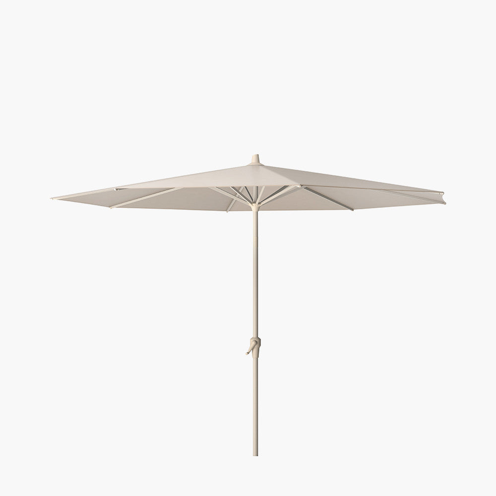 Riva 3m Round Sandstone / Champagne Parasol