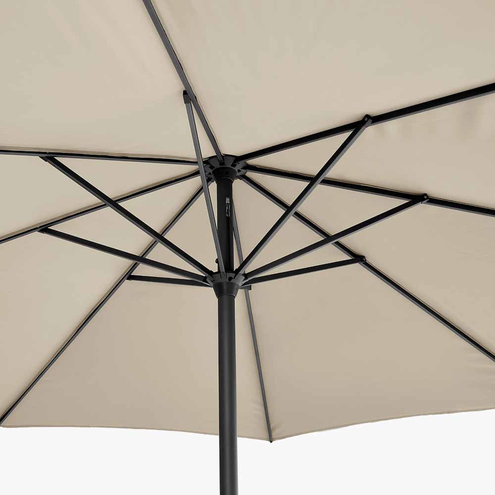Riva 3.5m Round Champagne Parasol