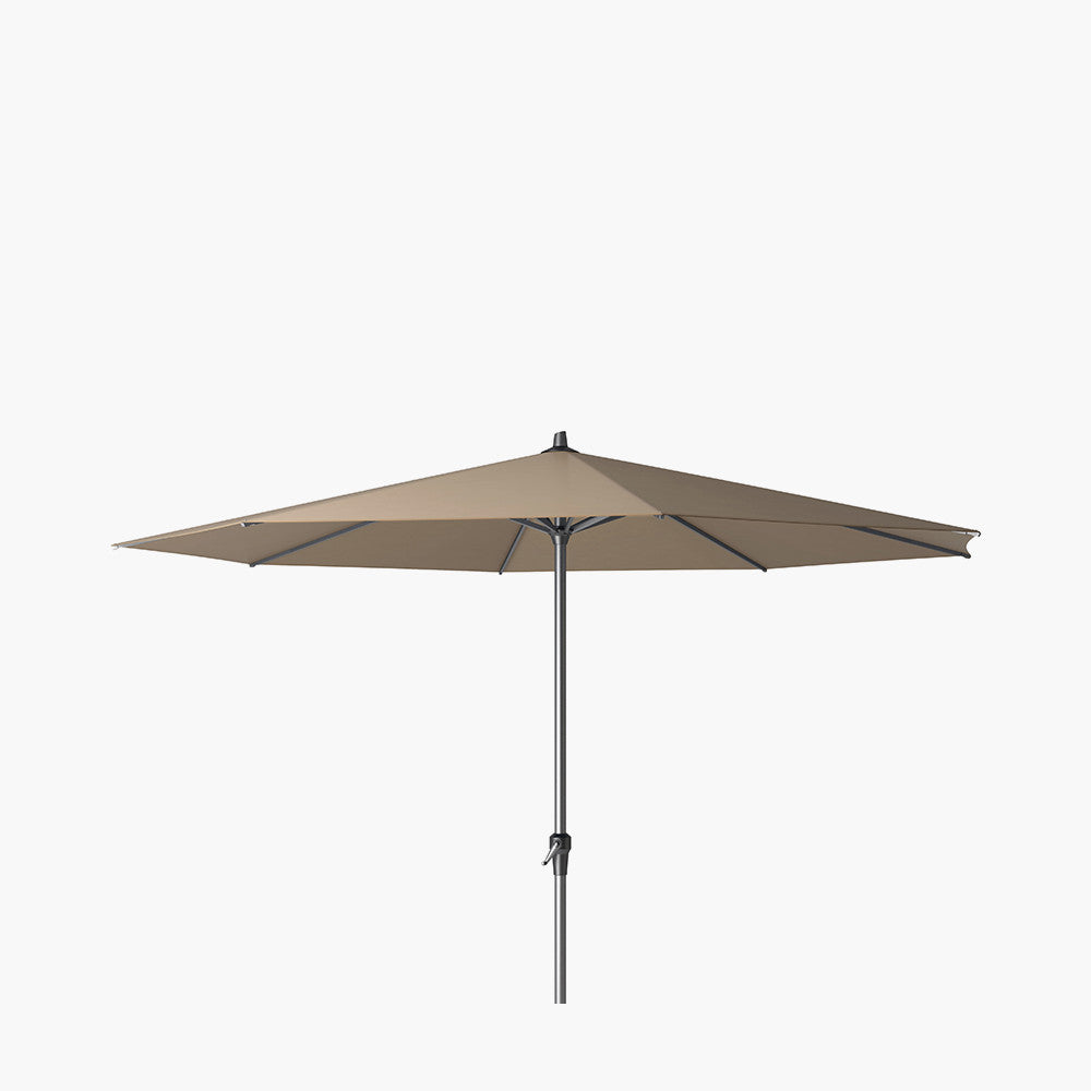 Riva 3.5m Round Taupe Parasol