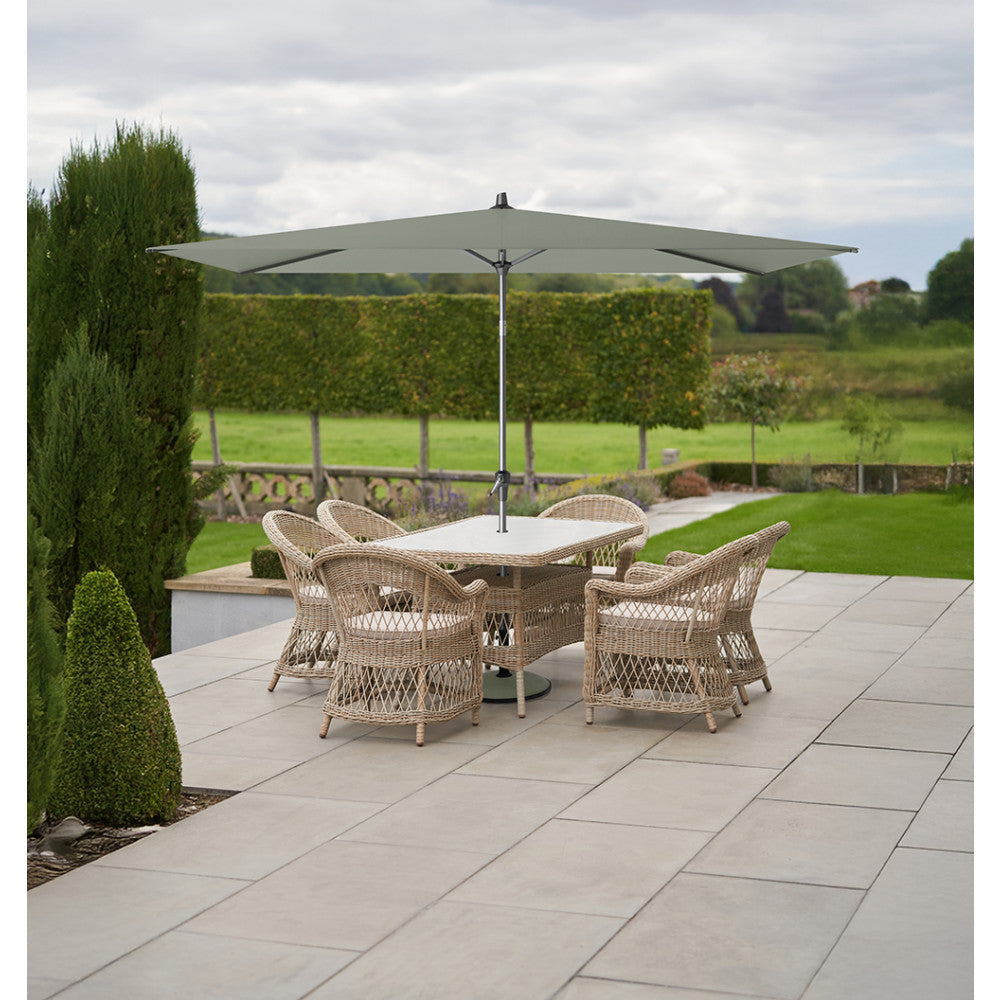 Riva 3 x 2m Rectangular Olive Parasol