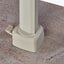 Challenger T2 3m Square Sandstone / Champagne Free Arm Parasol