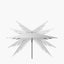 Challenger Teak T2 3m Square Premium Champagne Free Arm Parasol