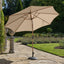 Riva Teak 3m Round Champagne Parasol