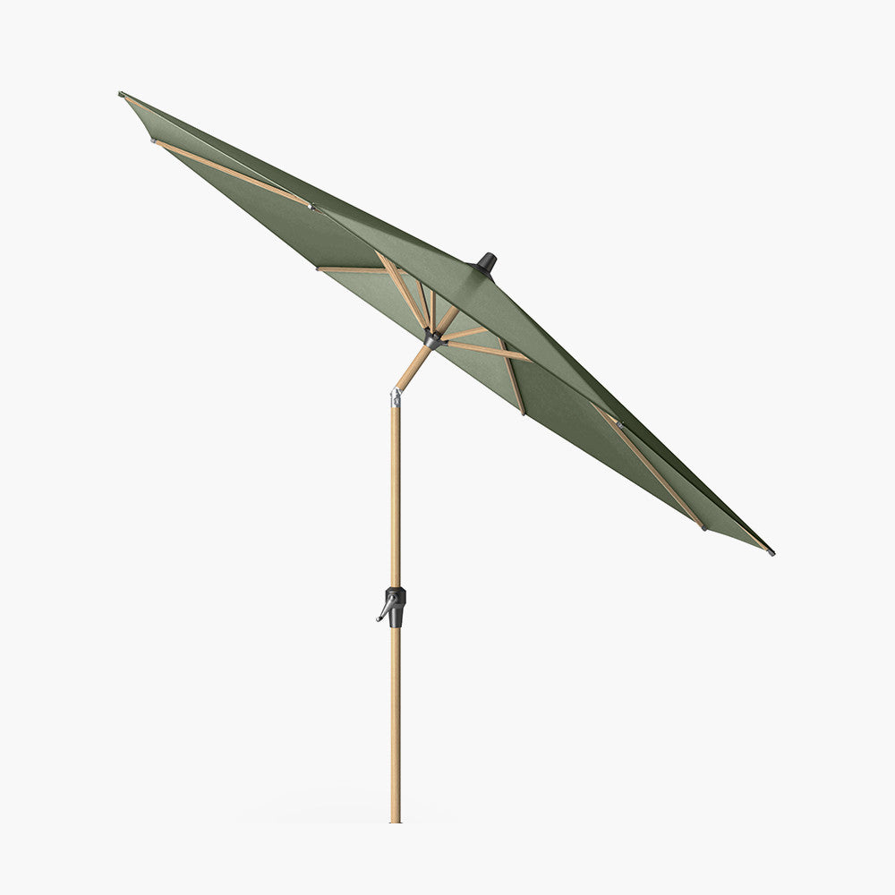 Riva Teak 3m Round Olive Parasol