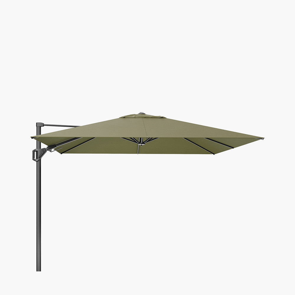 Challenger T2 3m Square Premium Lush Green Free Arm Parasol
