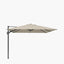 Challenger T2 3.5 x 2.6m Rectangular Premium Champagne Free Arm Parasol