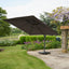 Challenger T2 3.5 x 2.6m Rectangular Premium Havana Taupe Free Arm Parasol