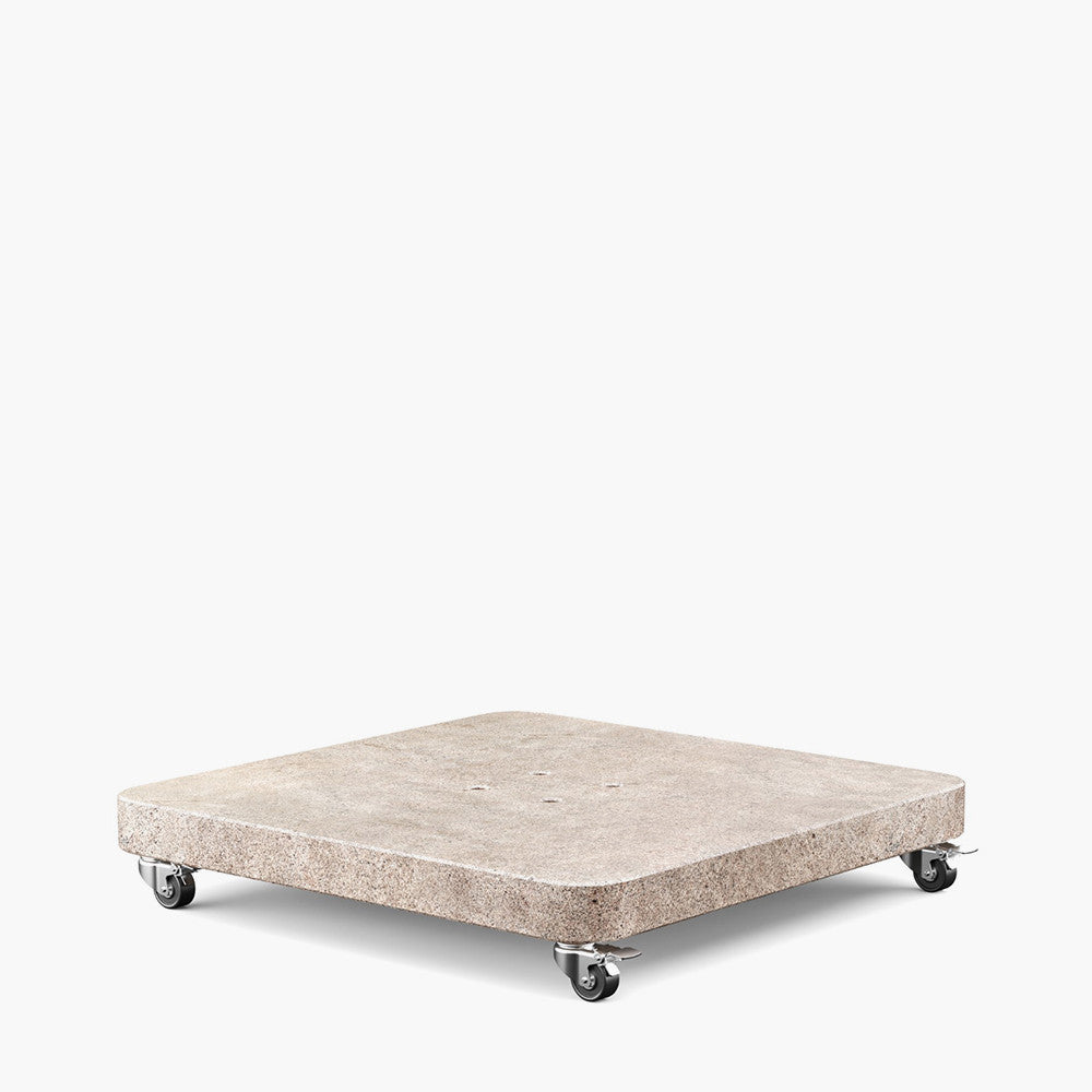 Venezia Sandstone Round Edge Granite 120KG Wheeled Parasol Base