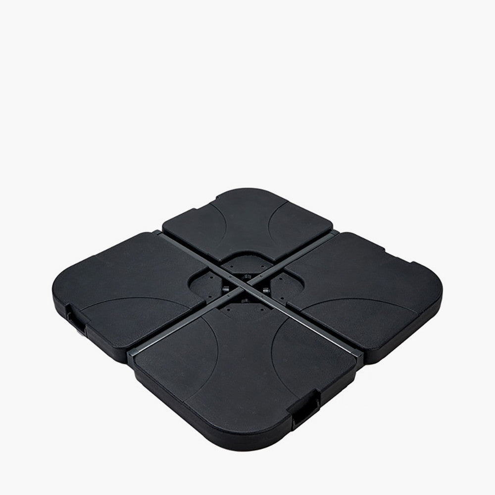 Set of 4 Plastic Parasol Cross Base Containers