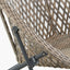 Tobs Outdoor Grey Foldable Loungers and Footstools Set