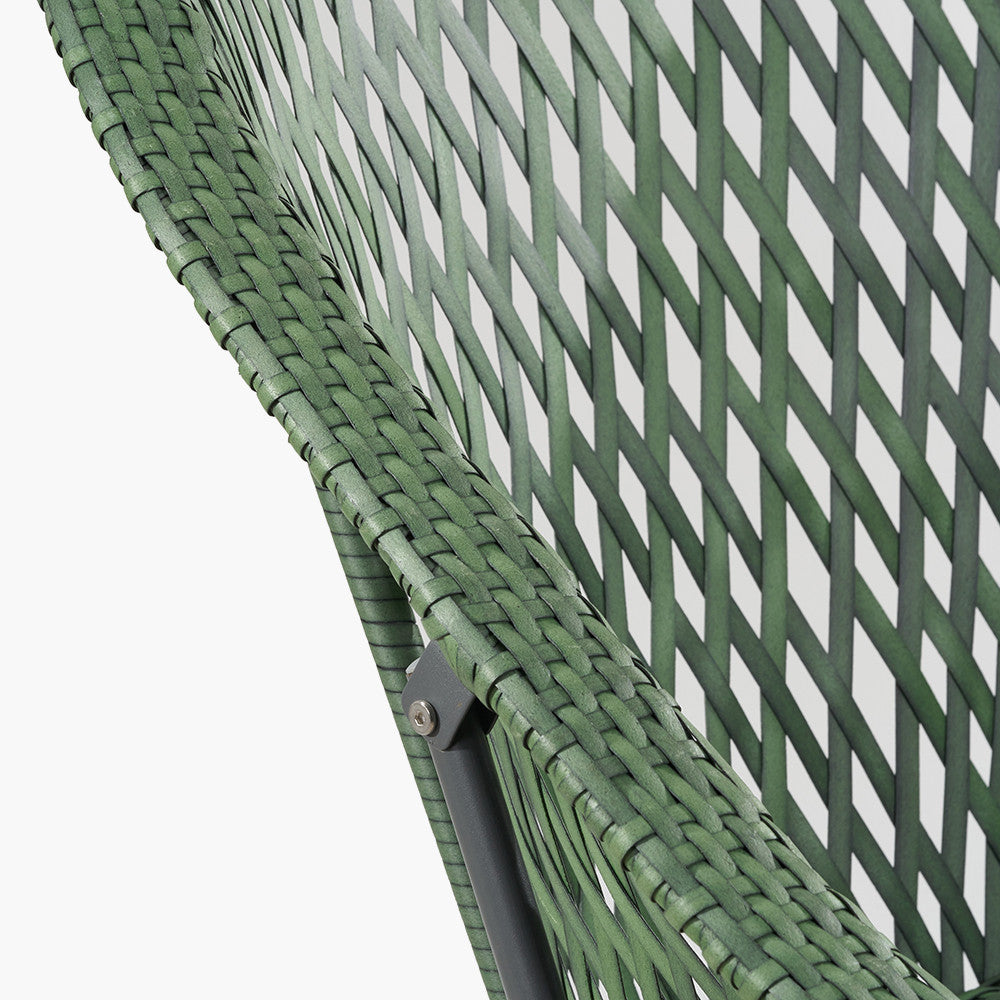 Tobs Outdoor Green Foldable Loungers Set