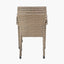 Tobs Outdoor Grey Synthetic Rattan Stacking Chair