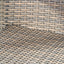 Tobs Outdoor Grey Synthetic Rattan Stacking Chair