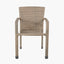 Tobs Outdoor Grey Synthetic Rattan Stacking Chair
