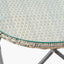 Tobs Outdoor Grey Synthetic Rattan Oval Lounger Table