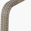 Tobs Outdoor Grey Synthetic Rattan Stackable Bistro Set