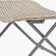 Tobs Outdoor Grey Synthetic Rattan Folding Footstool