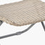 Tobs Outdoor Grey Synthetic Rattan Folding Footstool