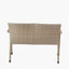 Tobs Outdoor Grey Synthetic Rattan Stacking Bench