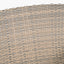 Tobs Outdoor Grey Synthetic Rattan Stacking Bench