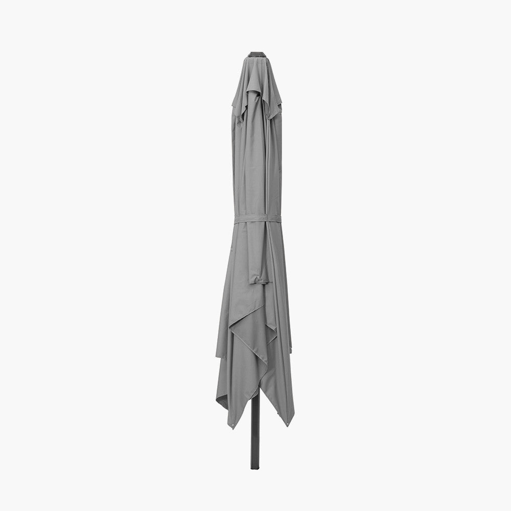 Voyager T2 2.7m Square Luna Grey Parasol
