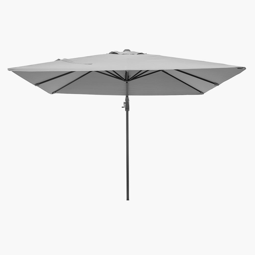 Voyager T2 2.7m Square Luna Grey Parasol